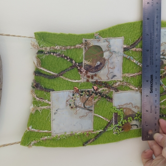 Fiber Art Wall Hanging - Picture 7 of 7